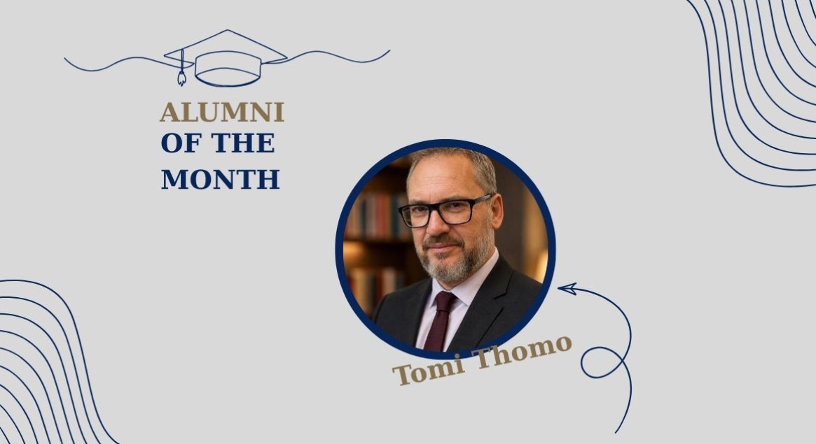 Alumni of the Month- Tomi Thomo