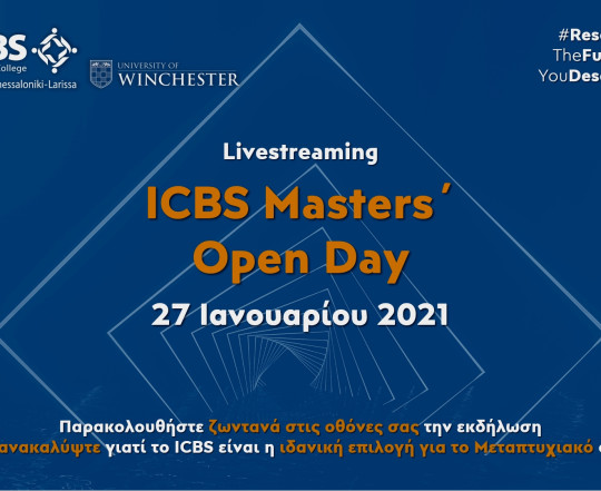ICBS Masters' Open Day 2021